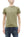 Samurai Jeans T-shirt Men's Plain Short Sleeve French Terry Fabric Tee Inlay Loopwheele T-Shirt SJST24-RIM Aokuchiha Faded-Olive