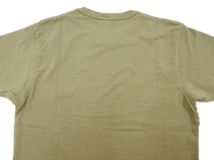 Samurai Jeans T-shirt Men's Plain Short Sleeve French Terry Fabric Tee Inlay Loopwheele T-Shirt SJST24-RIM Aokuchiha Faded-Olive
