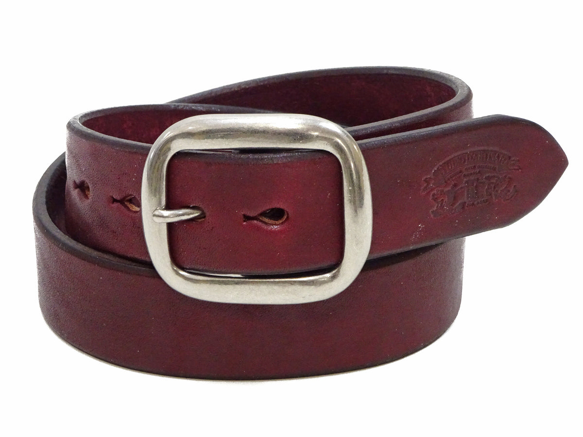 Studio D'artisan leather Belt Natural Plant Dyed Leather Belt Men's
