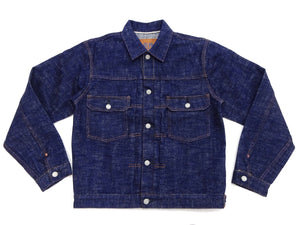 Studio D'artisan Denim Jacket SP-107 Men's 1953 Type 2 Style Indigo Slub Denim Jean Jacket SP-107 One-Wash