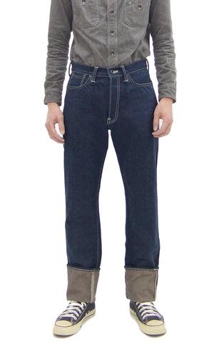 Studio D'artisan Tapered Jeans Men's 15oz. Organic Cotton Indigo Denim Jean Pants SDA SP-115 EARTH DENIM JEANS One-Wash