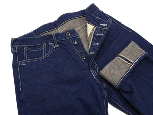 Studio D'artisan Tapered Jeans Men's 15oz. Organic Cotton Indigo Denim Jean Pants SDA SP-115 EARTH DENIM JEANS One-Wash