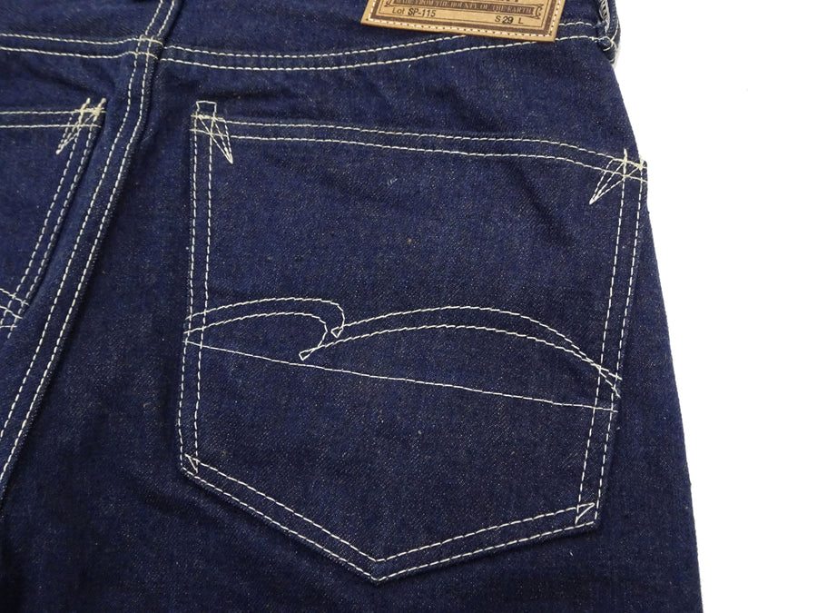 Studio D'artisan Tapered Jeans Men's 15oz. Organic Cotton Indigo Denim Jean Pants SDA SP-115 EARTH DENIM JEANS One-Wash