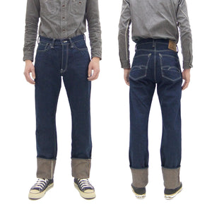 Studio D'artisan Tapered Jeans Men's 15oz. Organic Cotton Indigo Denim Jean Pants SDA SP-115 EARTH DENIM JEANS One-Wash