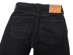 Studio D'artisan Mud-Dyed Black Denim Jeans Men's Regular Straight Fit Button-Fly 18oz. Amami Dorozome Selvedge Denim Pants SP-120 One-Wash