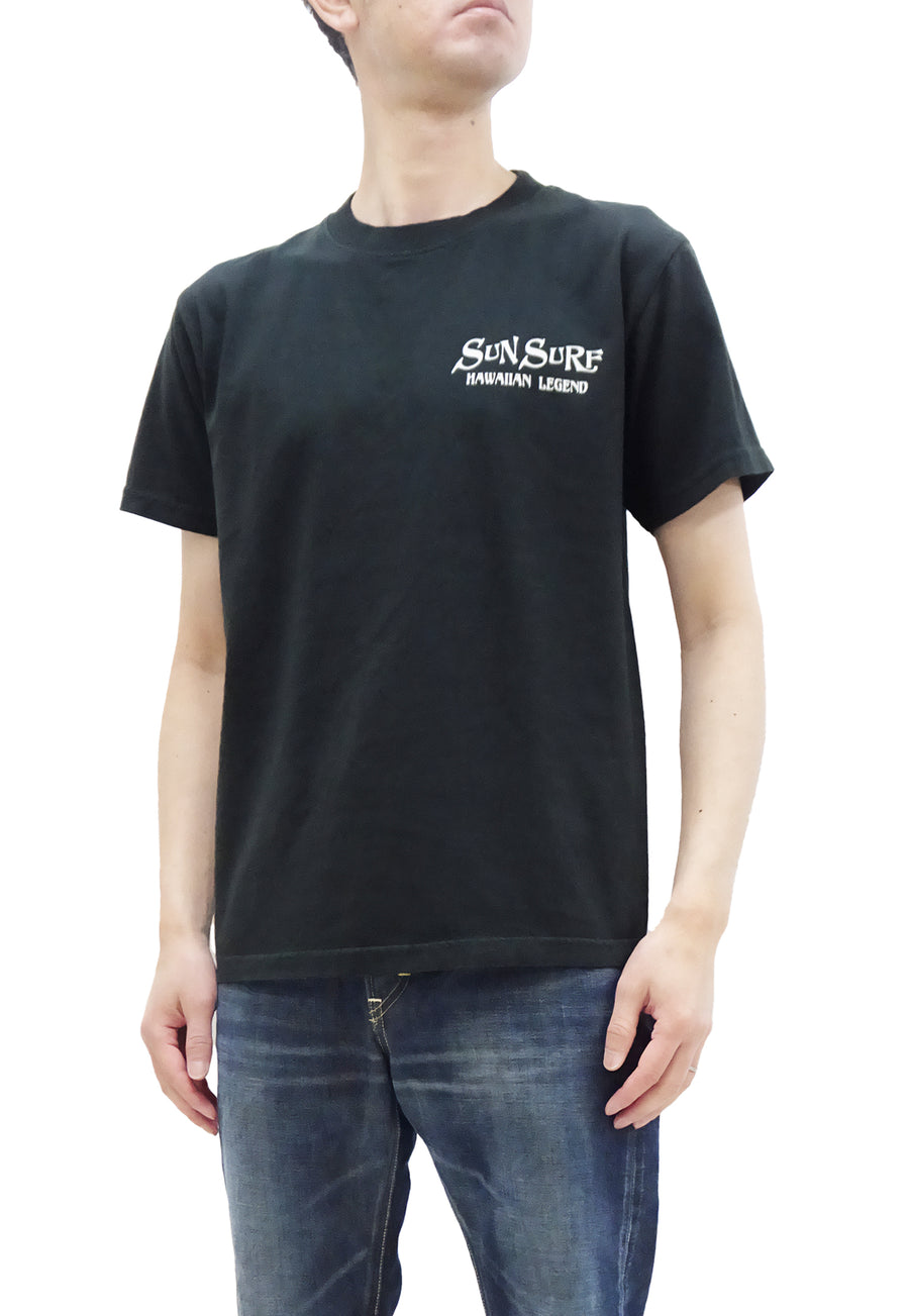 Sun Surf T-shirt Men's Mandala Graphic Short Sleeve Hawaiian Tee SS79164 119 Black