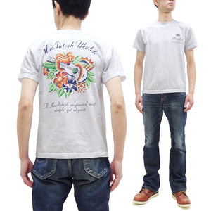 Sun Surf T-shirt Men's McIntosh Ukulele design Graphic Short Sleeve Hawaiian Tee SS79350 101 White