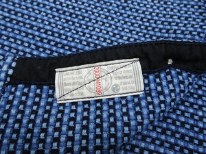 Samurai Jeans Indigo Dobby Shirt Men's Heavyweight Oxford Long Sleeve Button Up Work Shirt SSS24-01