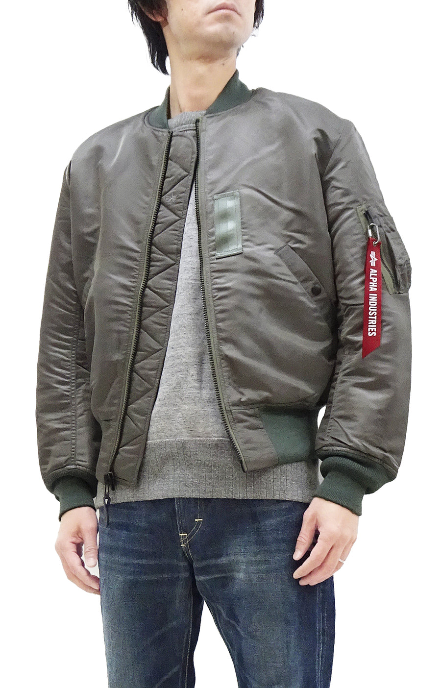 Alpha Industries MA-1 Flight Reproduction Indust Jacket Pine-Avenue Men\'s Clothes of RODEO-JAPAN – Dobbs shop