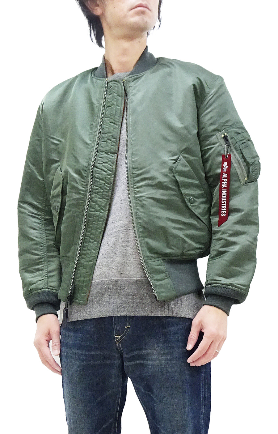 Alpha Industries MA1 Pine-Avenue Jacket – Men\'s E-Type shop Reproduction RODEO-JAPAN MA-1 M of Flight Clothes