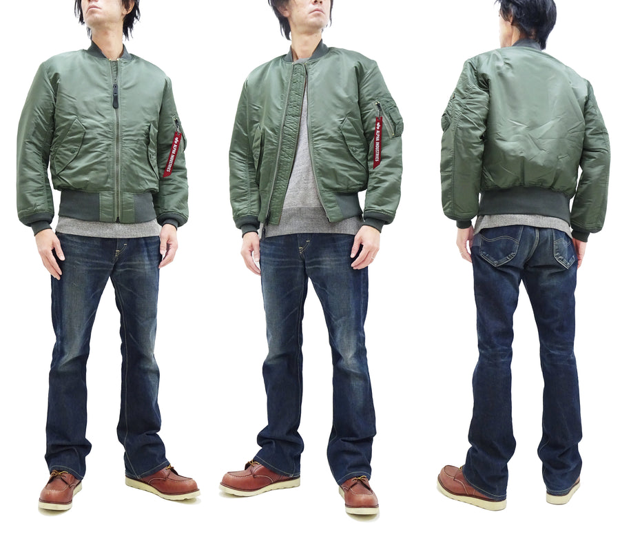 Alpha Industries MA-1 Flight Jacket Men's Reproduction of MA1 E-Type M –  RODEO-JAPAN Pine-Avenue Clothes shop