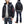 Load image into Gallery viewer, Alpha Industries Hooded Puffer Jacket TA1672 Men&#39;s Military Style Nylon Padded Jacket with Rib Panel TA1672-082 tonal-colored black camouflage pattern
