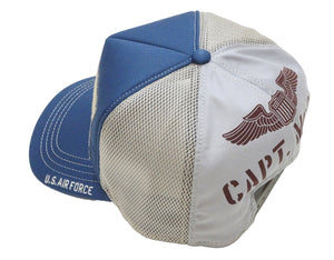 TOYS McCOY Cap Men's Casual Brand Logo Custom Patch Hat Mesh Cap Mesh Side Baseball Hat TMA2316 Saxe-Blue