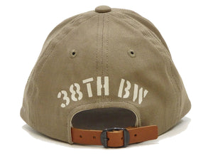 TOYS McCOY Cap Men's Casual Military Custom Patch Hat Herringbone Twill (HBT) Baseball Hat TMA2317 Olive