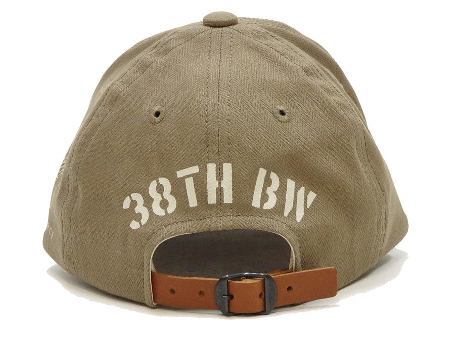TOYS McCOY Cap Men's Casual Military Custom Patch Hat Herringbone