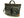 TOYS McCOY Men's Leather Shoulder Bag - U.S. Air Force Helmet Bag Style - TMA2418, 030 Black Horsehide x Nickel Zipper
