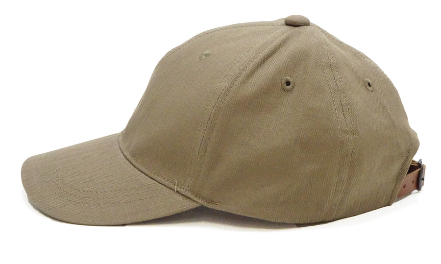 TOYS McCOY Cap Plain Baseball Cap Men's Cotton Herringbone Twill HBT No-Mesh Blank Trucker Hat with Solid Color TMA2326 Olive