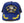 TOYS McCOY Cap Men's Casual 1969 Snoopy Astronaut Mesh Cap Mesh Back Baseball Hat TMA2403 Navy-Blue