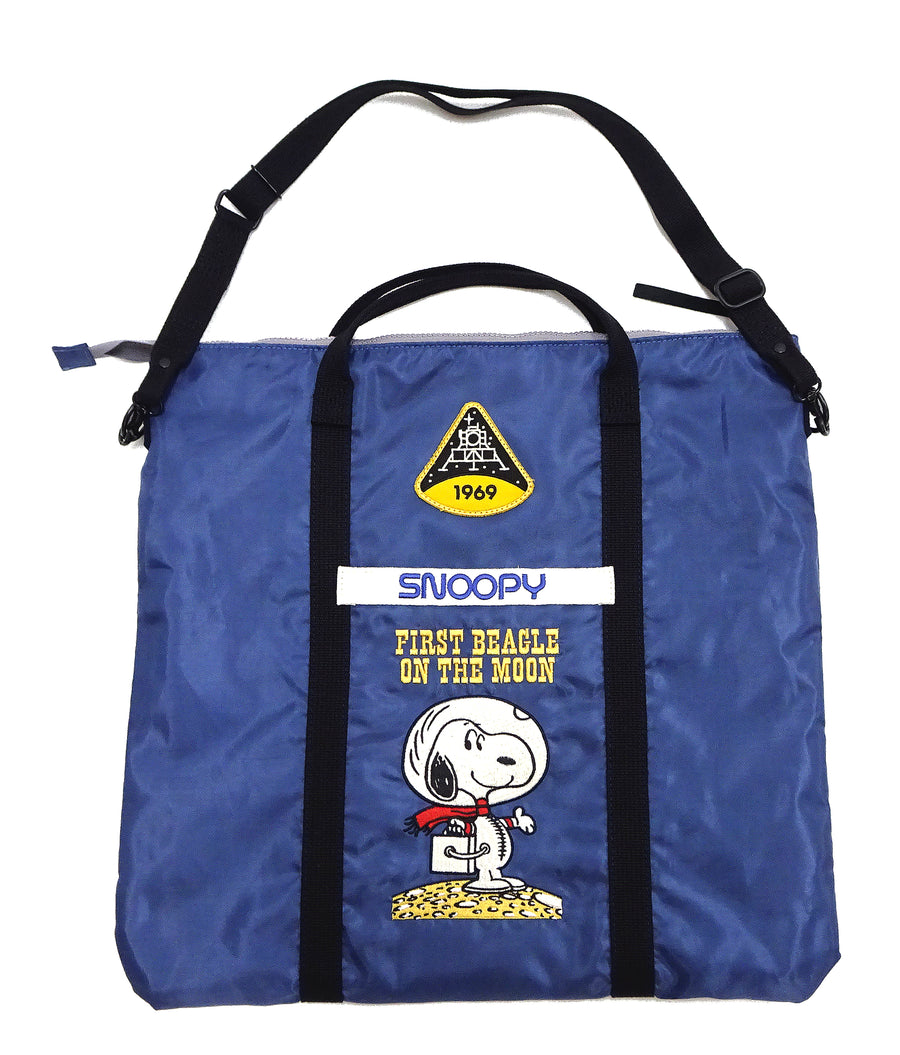 TOYS McCOY Bag Men's Casual Astronaut Snoopy Nylon Shoulder Bag Inspired by USAF Military Helmet Bag TMA2411 121 Dusty Blue