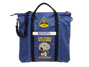 TOYS McCOY Bag Men's Casual Astronaut Snoopy Nylon Shoulder Bag Inspired by USAF Military Helmet Bag TMA2411 121 Dusty Blue