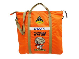 TOYS McCOY Bag Men's Casual Astronaut Snoopy Nylon Shoulder Bag Inspired by USAF Military Helmet Bag TMA2411 070 Orange