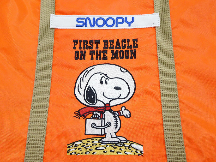 TOYS McCOY Bag Men's Casual Astronaut Snoopy Nylon Shoulder Bag Inspired by USAF Military Helmet Bag TMA2411 070 Orange