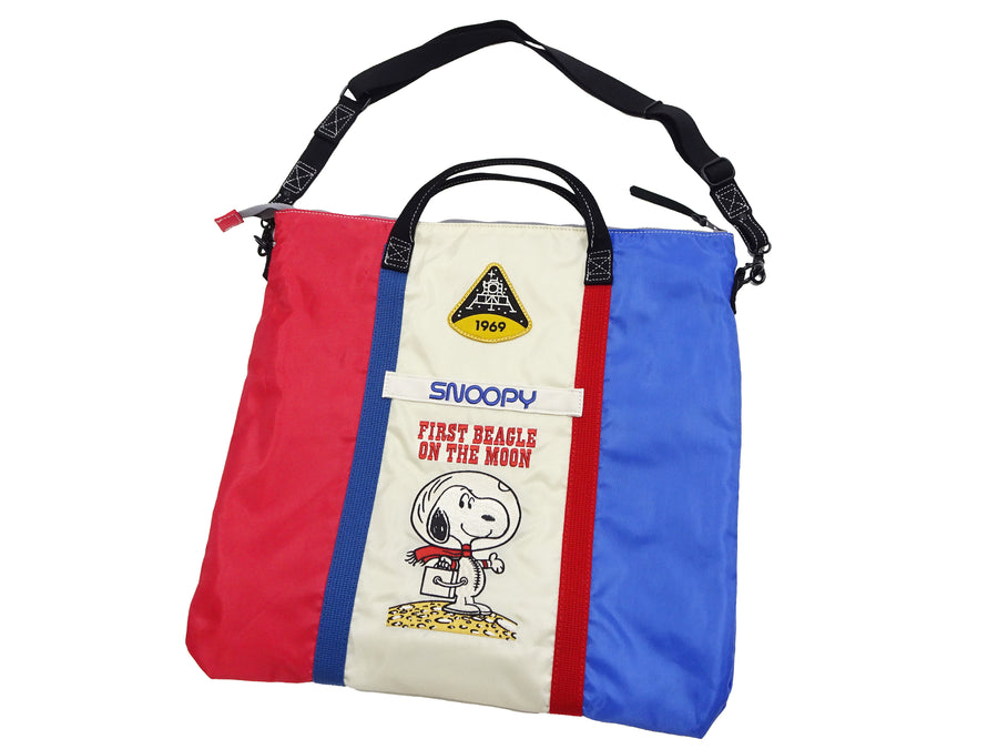 TOYS McCOY Bag Men's Casual Astronaut Snoopy Nylon Shoulder Bag Inspired by USAF Military Helmet Bag TMA2411 012 Tricolor