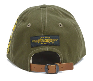 TOYS McCOY Cap Men's Casual USAF Military Patch Custom Cotton Oxford No-Mesh Baseball Cap TMA2412 Olive