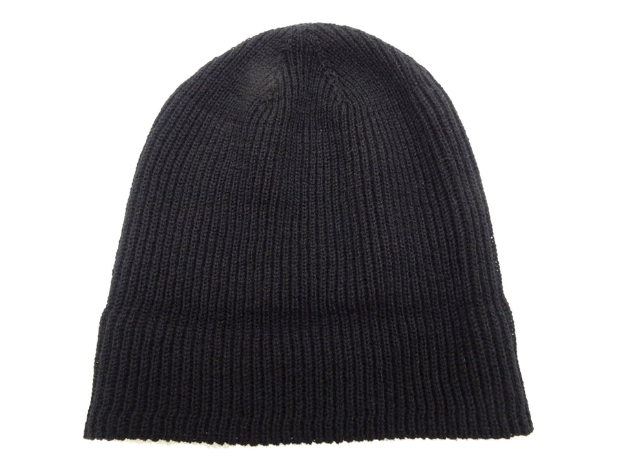 TOYS McCOY Watch Cap Men's Casual Wool Knit Hat With Fold-Up Cuff Inspired By Military Styles from WWII TMA2417 030 Black