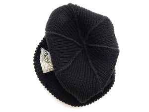 TOYS McCOY Watch Cap Men's Casual Wool Knit Hat With Fold-Up Cuff Inspired By Military Styles from WWII TMA2417 030 Black