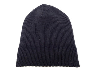 TOYS McCOY Watch Cap Men's Casual Wool Knit Hat With Fold-Up Cuff Inspired By Military Styles from WWII TMA2417 140 Dark-Navy-Blue (deep, rich navy-blue)