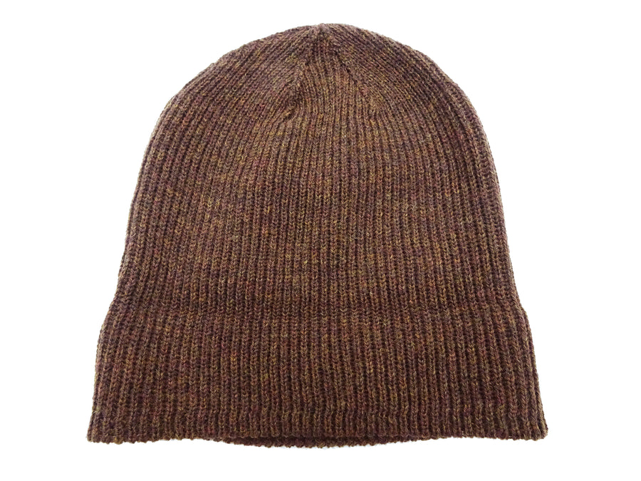 TOYS McCOY Watch Cap Men's Casual Wool Knit Hat With Fold-Up Cuff Inspired By Military Styles from WWII TMA2417 091 Maroon (reddish-brown)