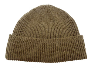 TOYS McCOY Watch Cap Men's Casual Wool Knit Hat With Fold-Up Cuff Inspired By Military Styles from WWII TMA2417 160 Army-Olive