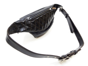 TOYS McCOY Bag Men's Casual Genuine Horsehide Quilted Leather Sling Bag Waist Pack TMA2422 030 Black