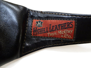 TOYS McCOY Bag Men's Casual Genuine Horsehide Quilted Leather Sling Bag Waist Pack TMA2422 030 Black