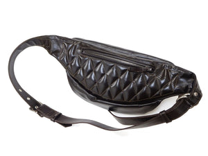 TOYS McCOY Bag Men's Casual Genuine Horsehide Quilted Leather Sling Bag Waist Pack TMA2422 050 Brown