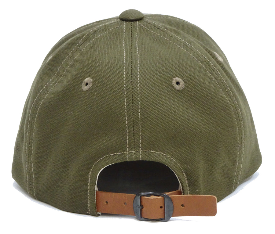 TOYS McCOY Plain Trucker Hat (No-Mesh) Men's Casual Cotton Oxford Solid Color Baseball Cap TMA2426 Olive