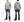 TOYS McCOY Plain Zip-Up Hoodie Men's Vintage Inspired Solid Zip Hooded Sweatshirt TMC2468 020 Gray