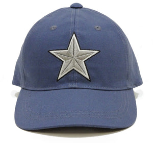 TOYS McCOY Graphic Baseball Cap (No-Mesh) Men's Casual Durable One Star Embroidered and Printed Cotton Ball Cap TMA2504 120 Grayish-Blue