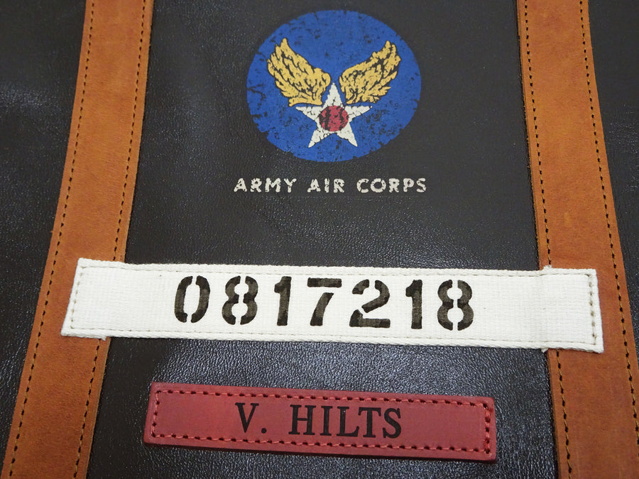 TOYS McCOY Men's Horsehide Leather Shoulder Bag - Inspired by Steve McQueen in The Great Escape - Made in Japan (TMA2521, 051 Dark Seal Brown)