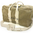 Load image into Gallery viewer, TOYS McCOY Men's Steve McQueen Aviator’s Kit Bag “V. HILTS” - Canvas Boston Duffel Bag Inspired by The Great Escape - Made in Japan (TMA2522 041 Khaki)

