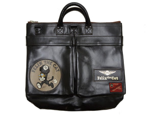 TOYS McCOY Men's Felix the Cat Leather Shoulder Bag - Black