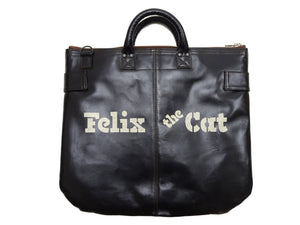 TOYS McCOY Men's Felix the Cat Leather Shoulder Bag - Black