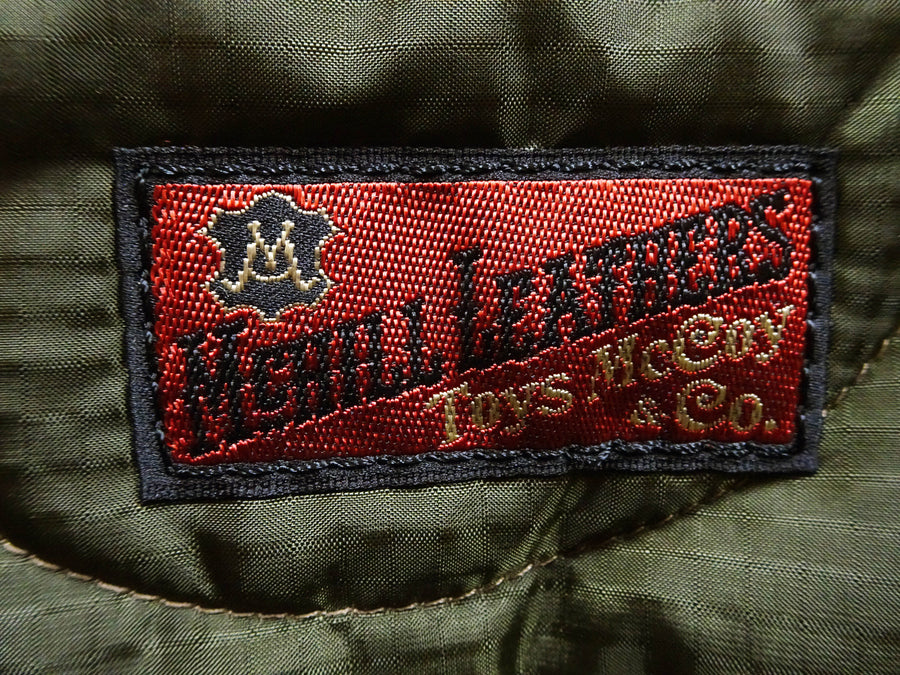 TOYS McCOY Men's Felix the Cat Leather Shoulder Bag - Black Horsehide, U.S. Air Force Helmet Bag Inspired, Made in Japan (TMA2523 031 Black)