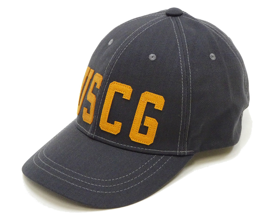 TOYS McCOY Men's Baseball Cap - No Mesh, Custom Patches with Snoopy Flying Ace & U.S.C.G. (TMA2526 Charcoal)