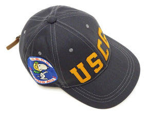 TOYS McCOY Men's Baseball Cap - No Mesh, Custom Patches with Snoopy Flying Ace & U.S.C.G. (TMA2526 Charcoal)