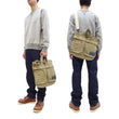 Load image into Gallery viewer, TOYS McCOY Men&#39;s Canvas Shoulder Bag - U.S. Air Force MIL-B-43290 Flight Helmet Bag Inspired - Made in Japan (TMA2528 041 Khaki)
