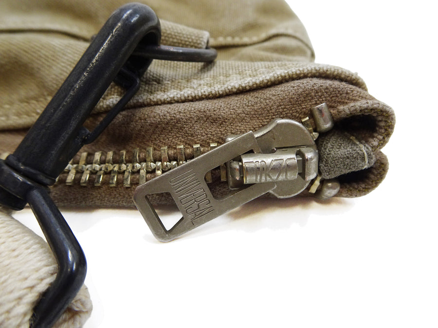 TOYS McCOY Men's Canvas Shoulder Bag - U.S. Air Force MIL-B-43290 Flight Helmet Bag Inspired - Made in Japan (TMA2528 041 Khaki)