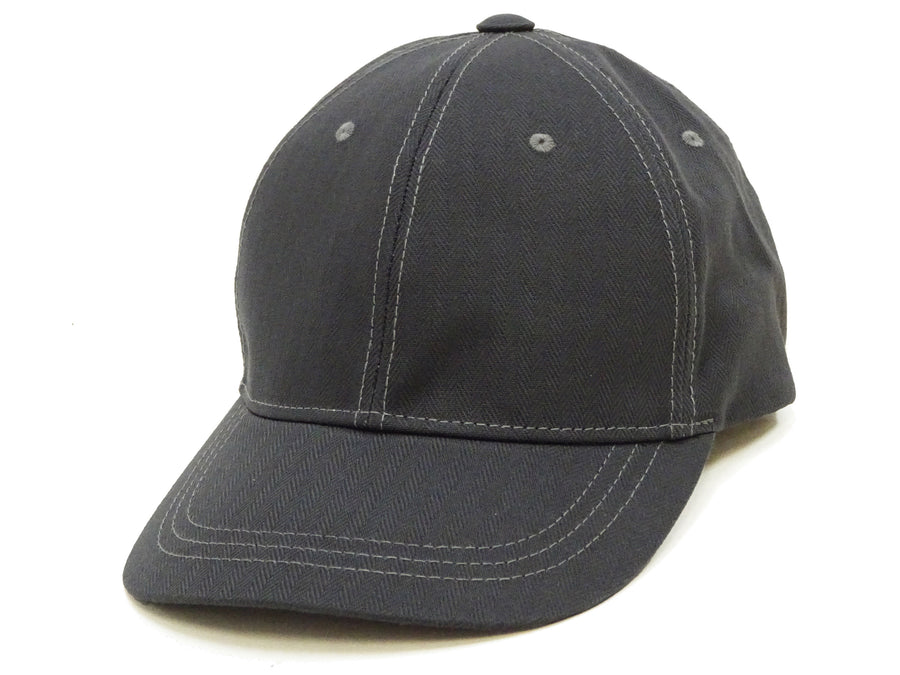 TOYS McCOY Solid Cap - Men's Classic Cotton Herringbone Baseball Hat (No Mesh), TMA2534 Charcoal