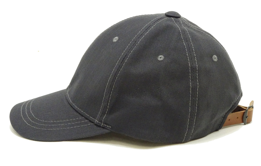 TOYS McCOY Solid Cap - Men's Classic Cotton Herringbone Baseball Hat (No Mesh), TMA2534 Charcoal